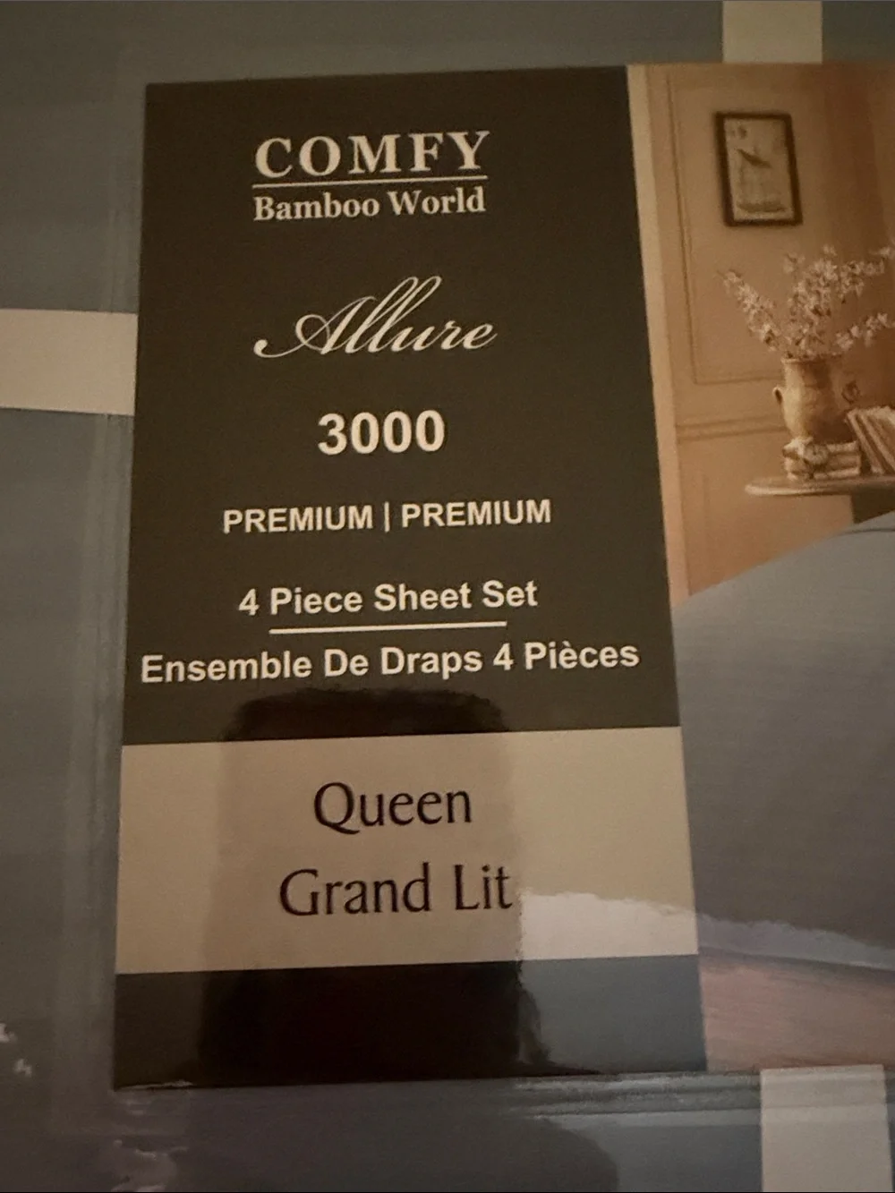 Allure Light Blue Queen Sheet Set -Brand New Never Opened